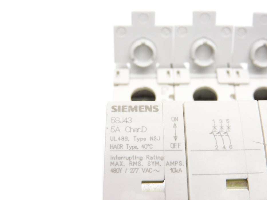 SIEMENS 5SJ4311-8HG42 5A 480/277VAC (AS PICTURED) NSNP