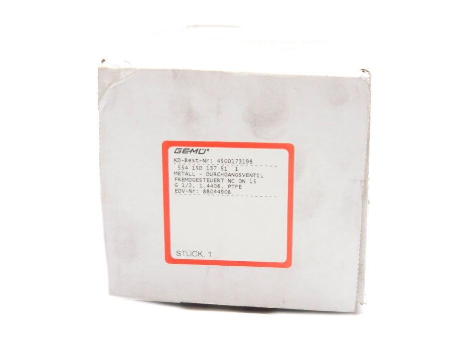GEMU 55415D137511 88044908 1/2" NSMP