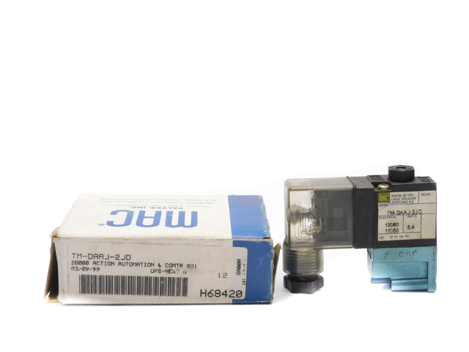 MAC TM-DAAJ-2JD 120/60 110/50 25-150PSI NSMP