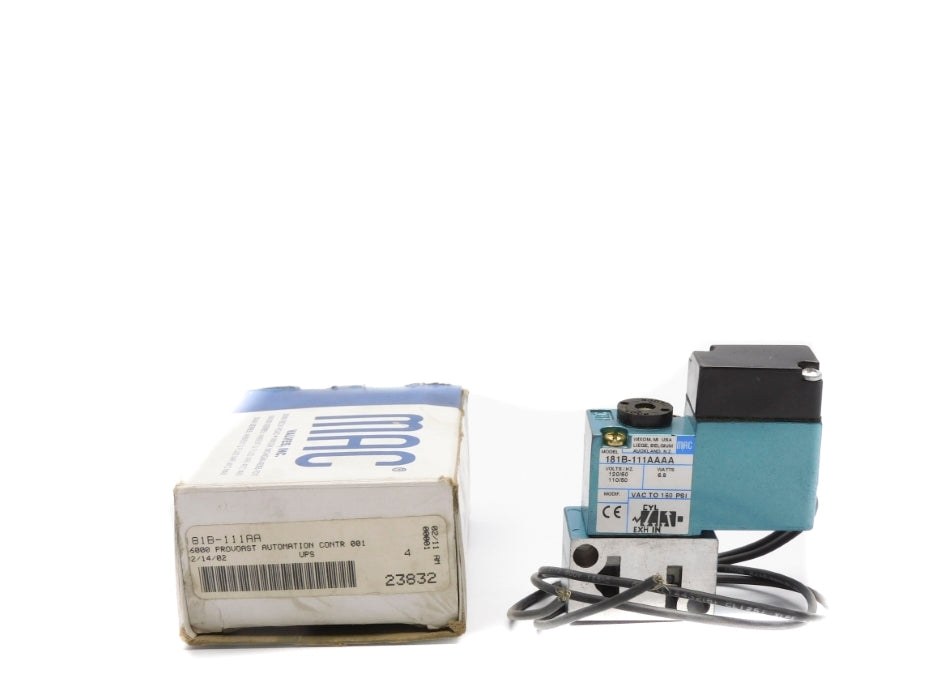 MAC 181B-111AAAA 120/60 110/50 150PSI NSMP