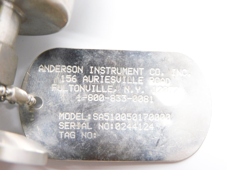 ANDERSON INSTRUMENT SA510050170000 (AS PICTURED) NSNP