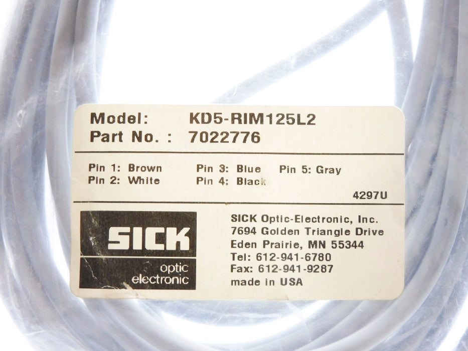 SICK KD5-RIM125L2 7022776 NSMP