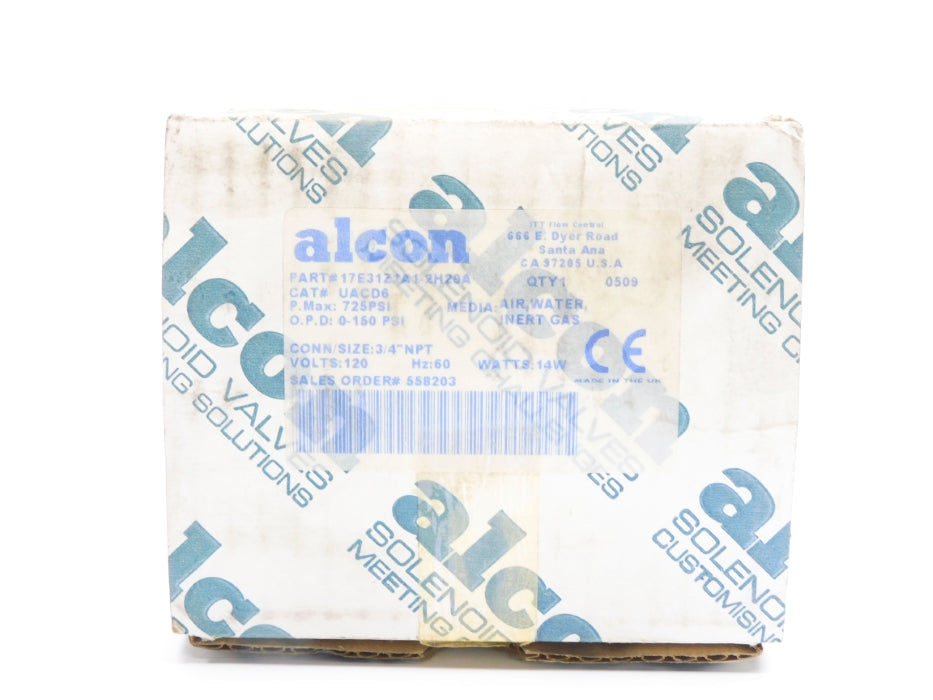 ALCON 17E31Z1A1-2H29A 120V 0-150PSI 3/4" NSMP