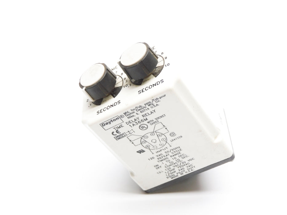 DAYTON 1A366M .1-10S 120VAC UNMP