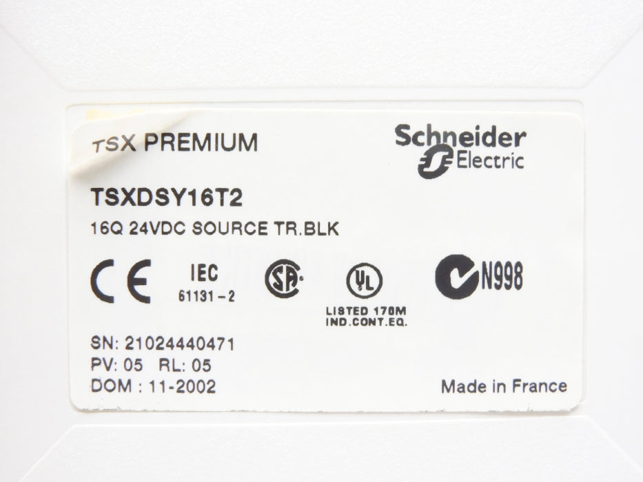 SCHNEDIER ELECTRIC TSXDSY16T2 UNMP