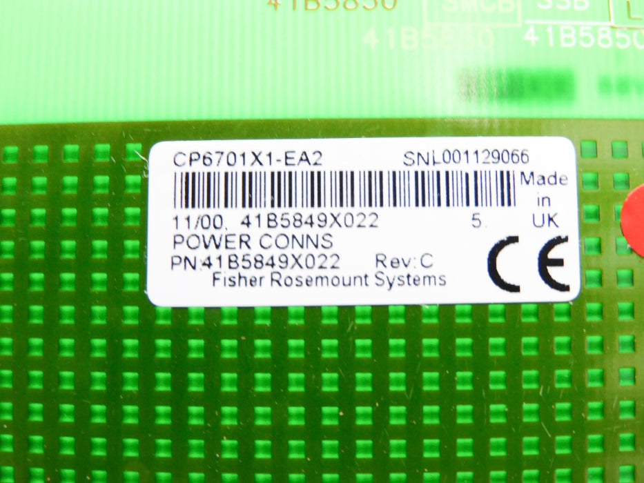 FSIHER ROSEMOUNT CP6701X1-EA2 41B5849X022 REV. C (AS PICTURED) NSNP