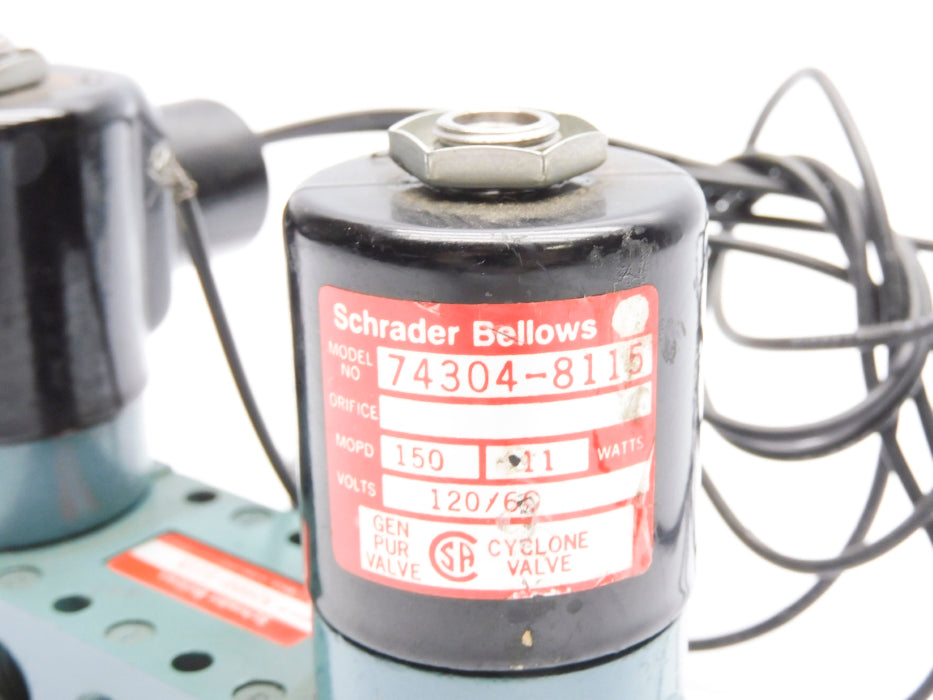 SCHRADER BELLOWS 52000-1115 120V NSNP