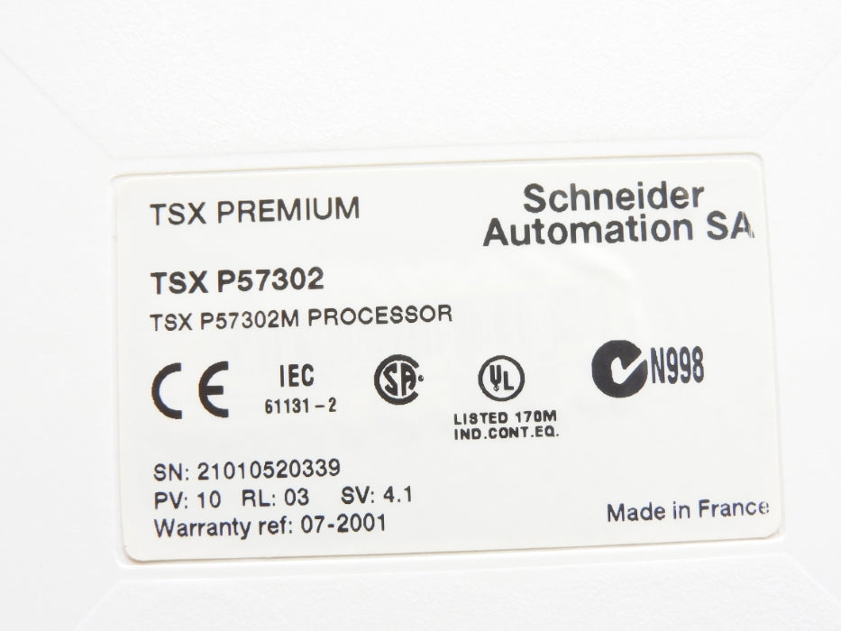 SCHNEIDER TSXP57302 UNMP