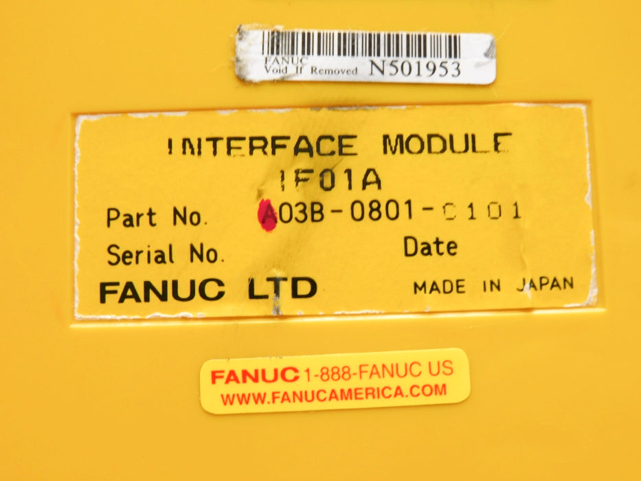 FANUC A03B-0801-C101 IF01A UNMP