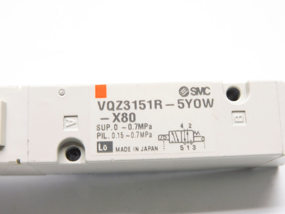 SMC VQZ3151R-5Y0W-X80 24VDC (AS PICTURED) NSNP