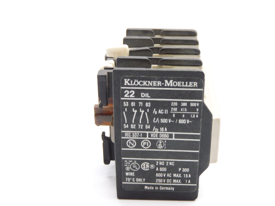 KLOCKNER MOELLER 22DIL UNMP