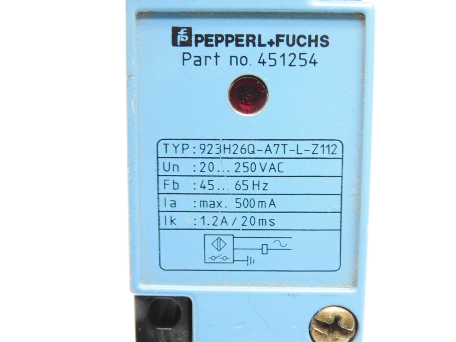 PEPPERL+FUCHS 923H26Q-A7T-L-Z112 451254 NSNP