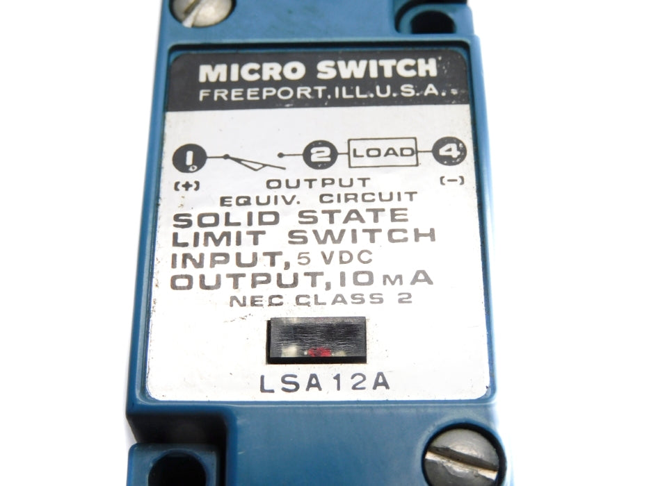 MICRO SWITCH LSA12A UNMP