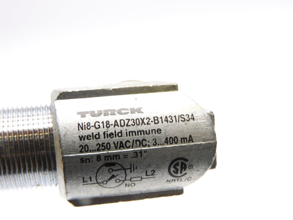 TURCK NI8-G18-ADZ30X2-B1431/S34 NSNP