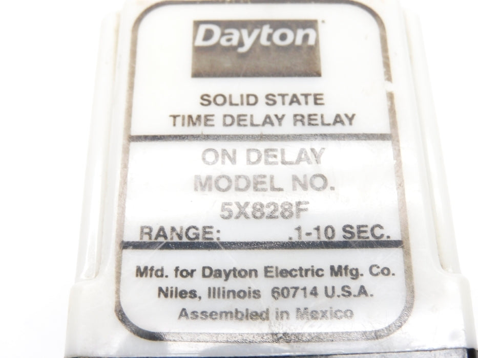 DAYTON 5X828F .1-10S 120VAC UNMP