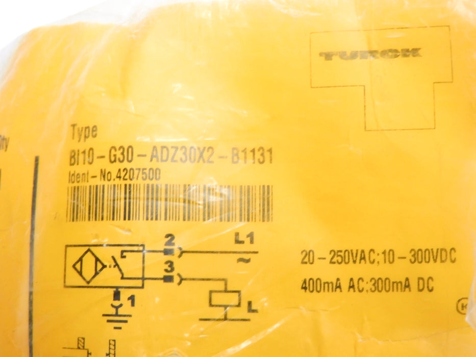 TURCK BI10-G30-ADZ30X2-B1131 4207500 NSMP