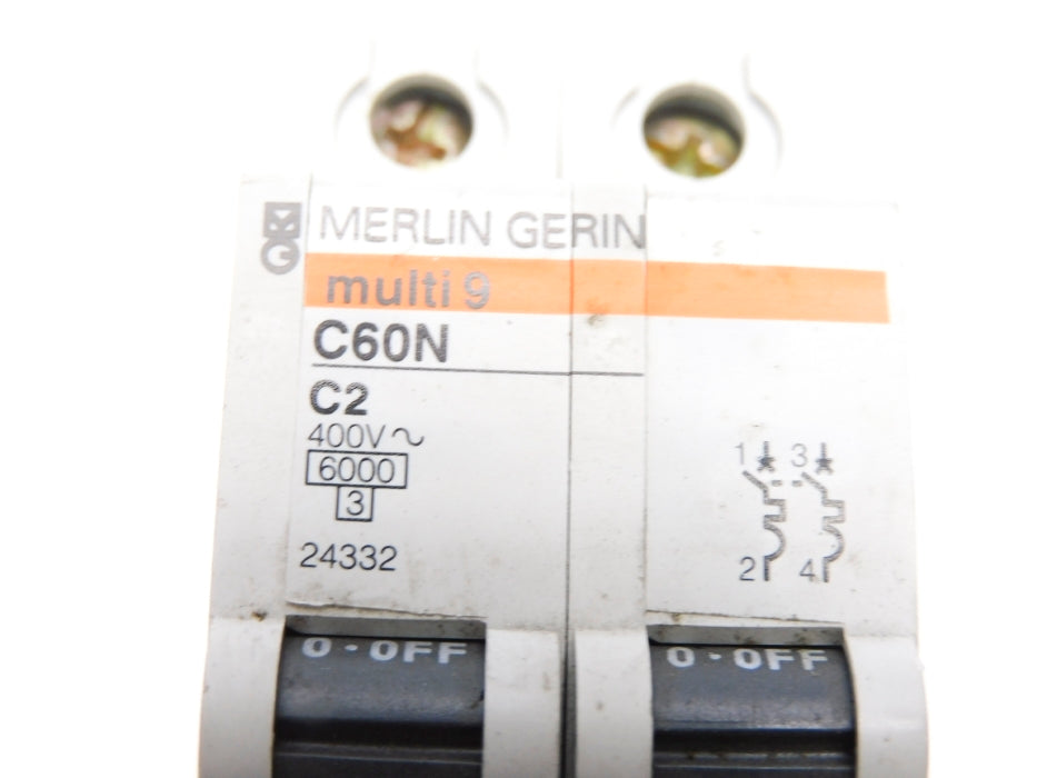 MERLIN GERIN C60N-C2 24332 2A 400V UNMP