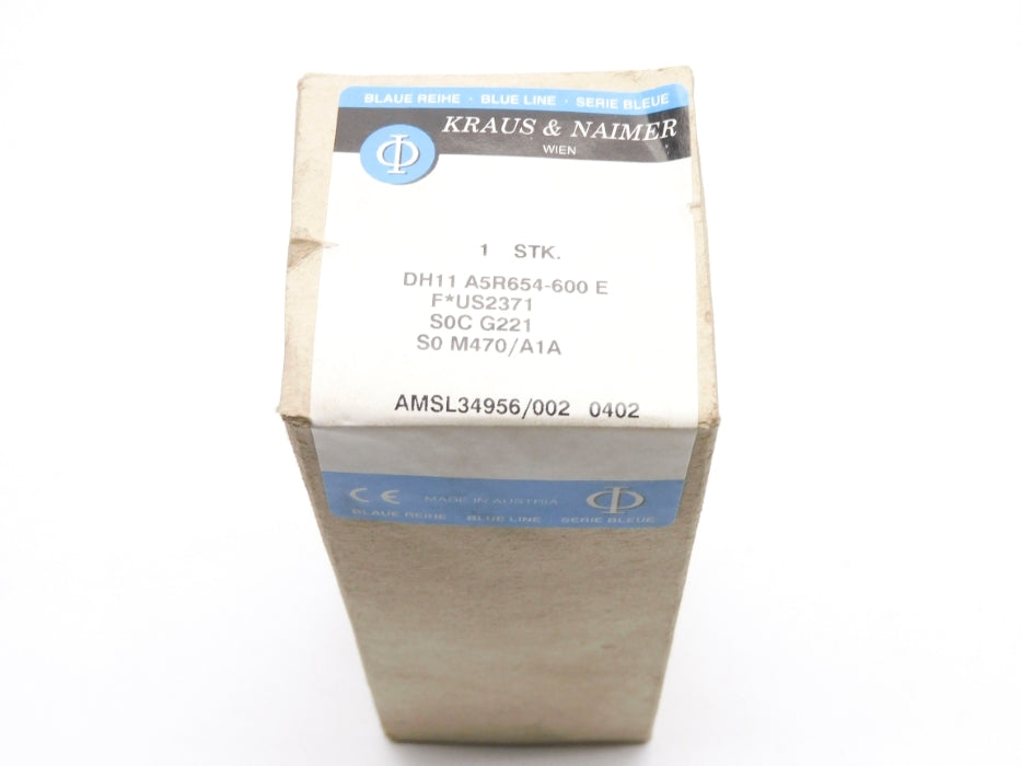 KRAUS&NAIMER DH11A5R654-600E NSFS
