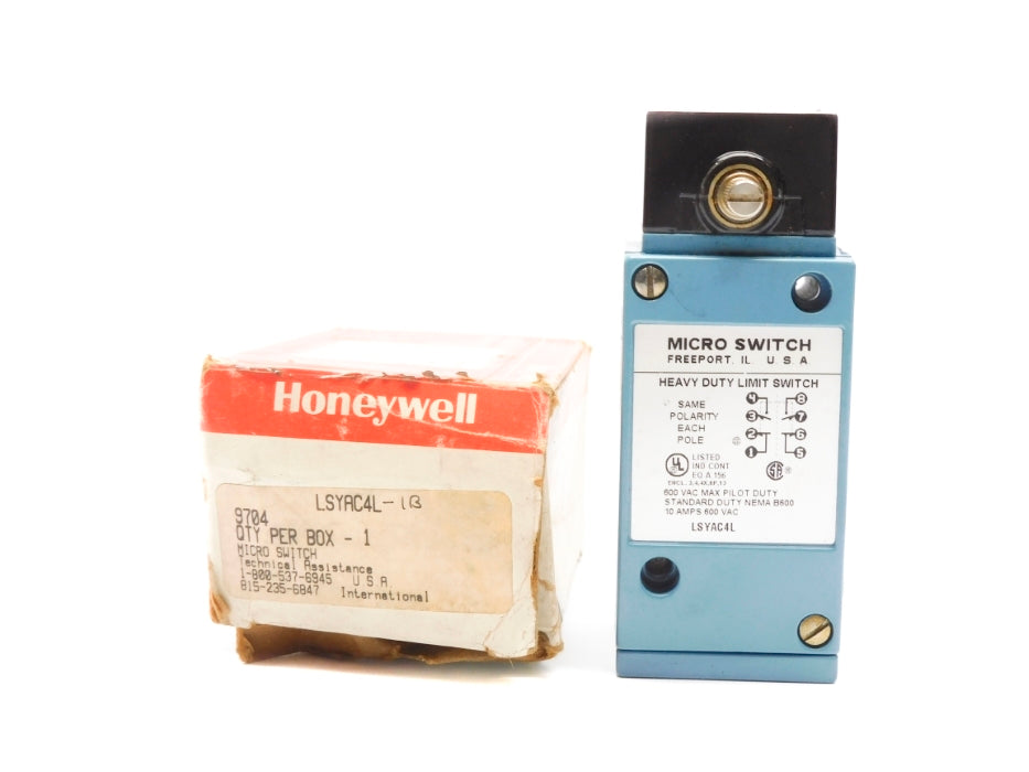 HONEYWELL LSYAC4L 600VAC 10A NSMP