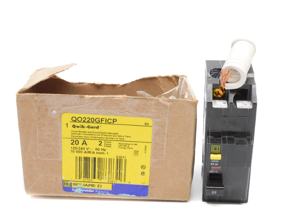 SQUARE D QO220GFICP 20A 120/240V NSMP
