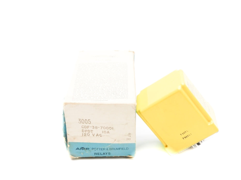 POTTER&BRUMFIELD CDF-38-70001 0.1-0.5-1.0S 120VAC NSMP