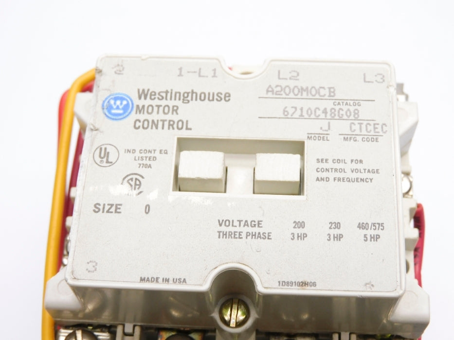 WESTINGHOUSE A200M0CB UNMP