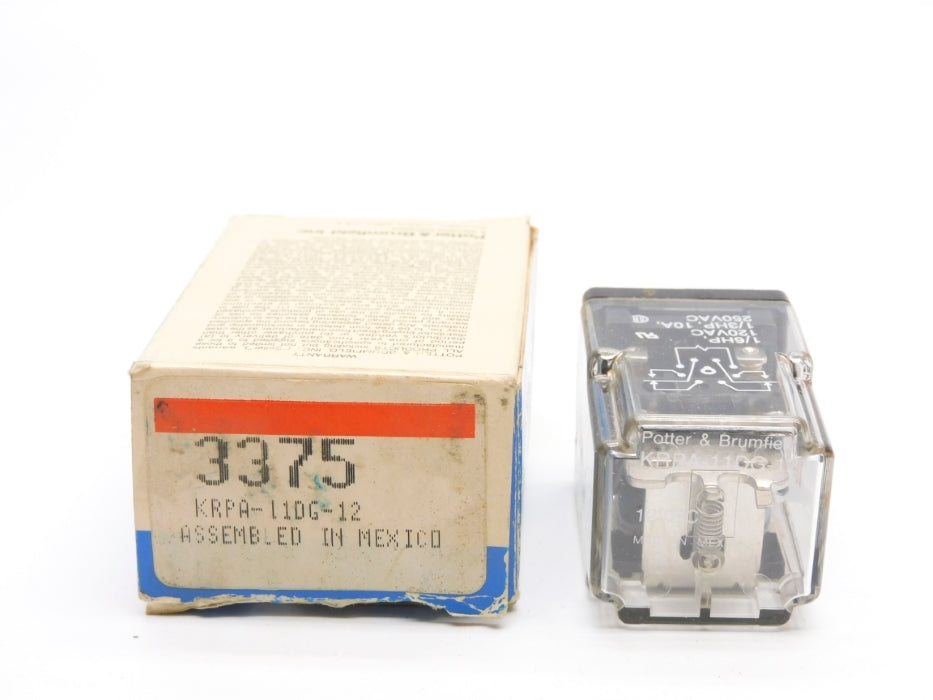 POTTER & BRUMFIELD KRPA-11DG-12 12VDC 10A NSMP
