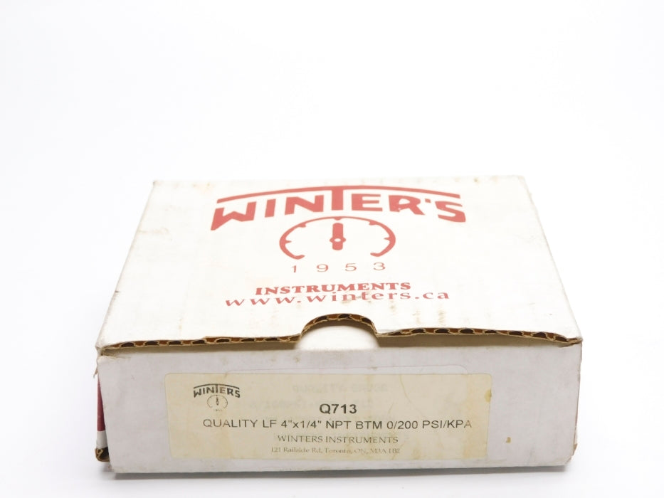 WINTERS Q713 0/200PSI NSMP