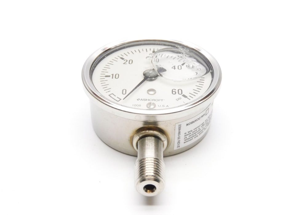 ASHCROFT 631008SL02L60# 60PSI NSMP