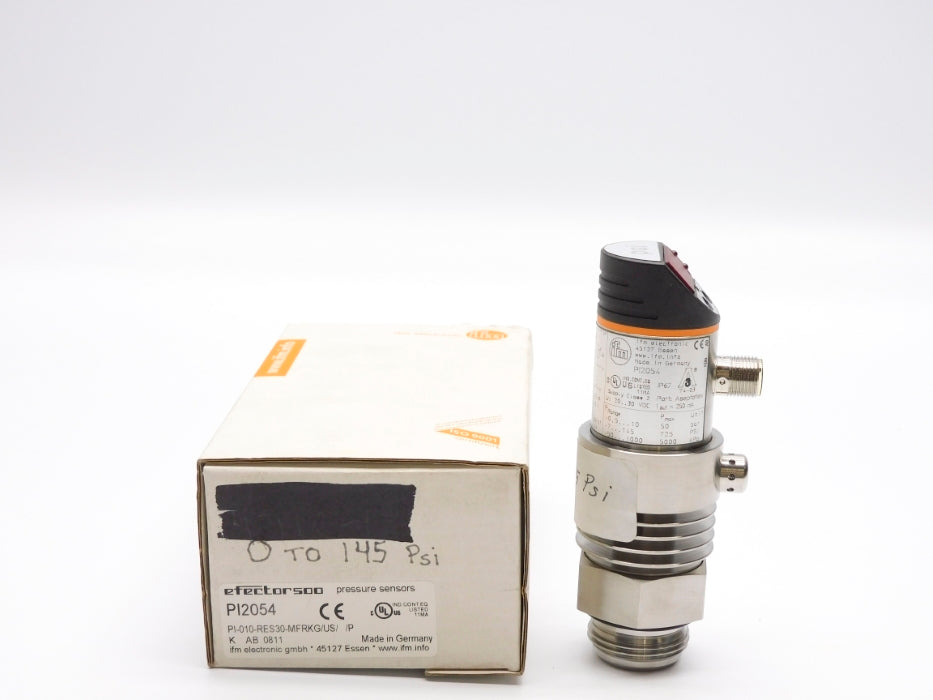 IFM EFECTOR PI-010-RES30-MFRKG/US//P PI2054 0-145PSI NSMP