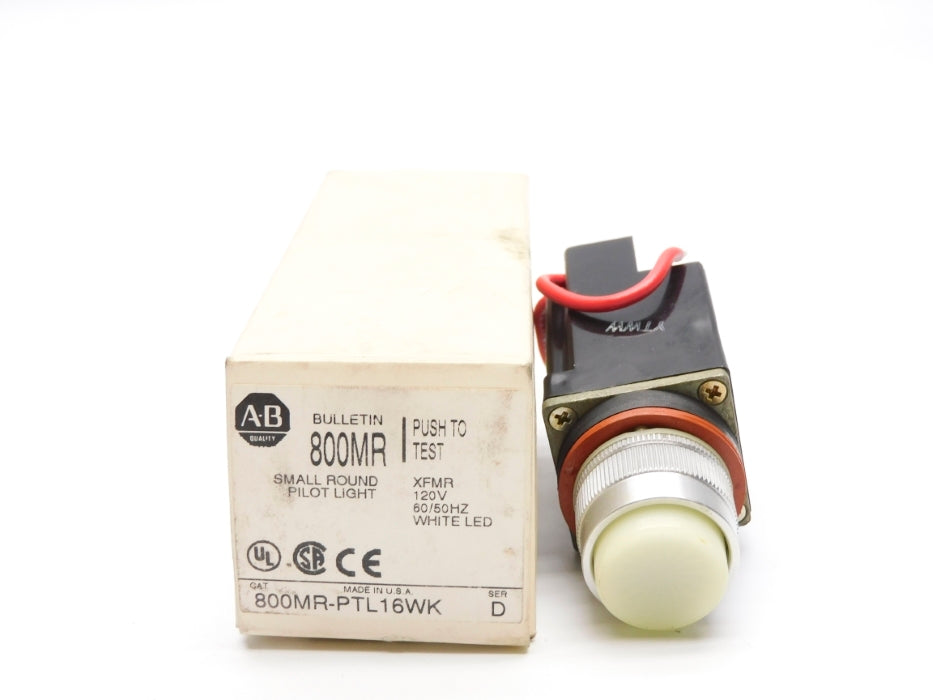 ALLEN BRADLEY 800MR-PTL16WK SER. D (WH) NSMP