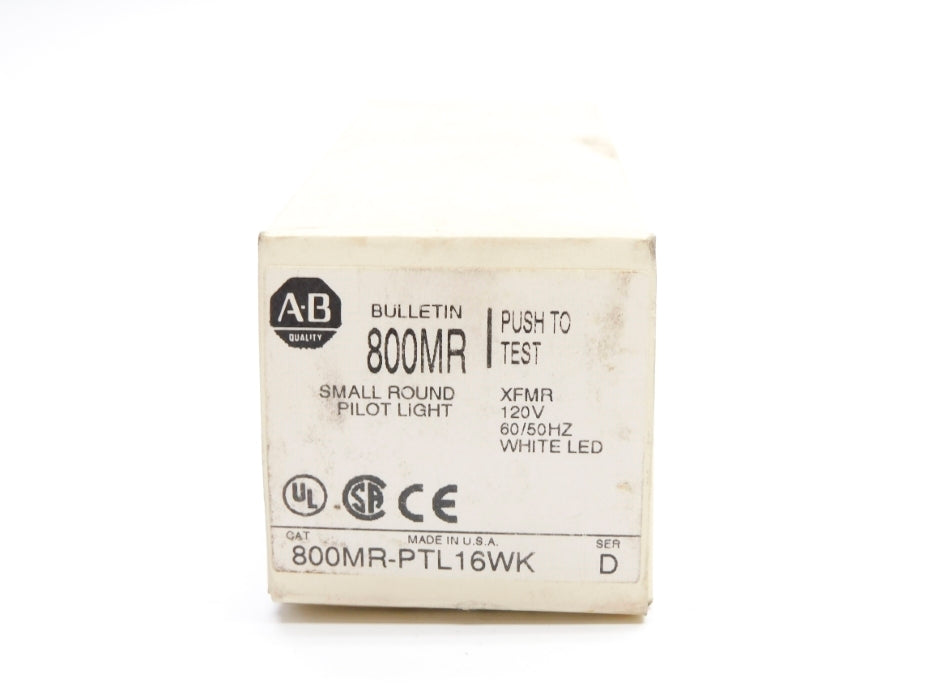 ALLEN BRADLEY 800MR-PTL16WK SER. D (WH) NSMP