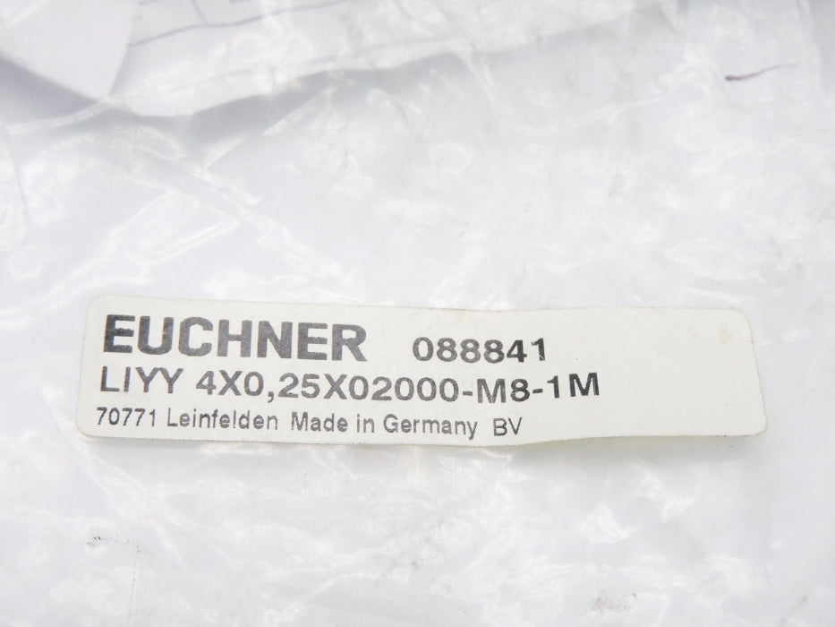 EUCHNER LIYY4X0,25X02000-M8-1M 088841 NSMP