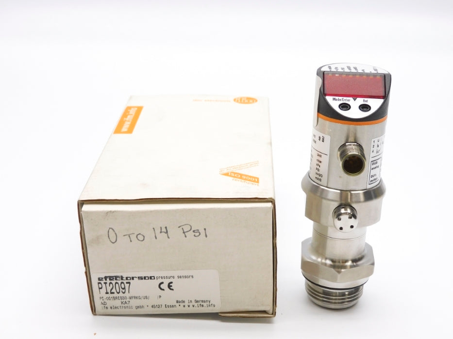 IFM EFECTOR PI-001BRES30-MFRKG/US//P PI2097 0-14PSI NSMP
