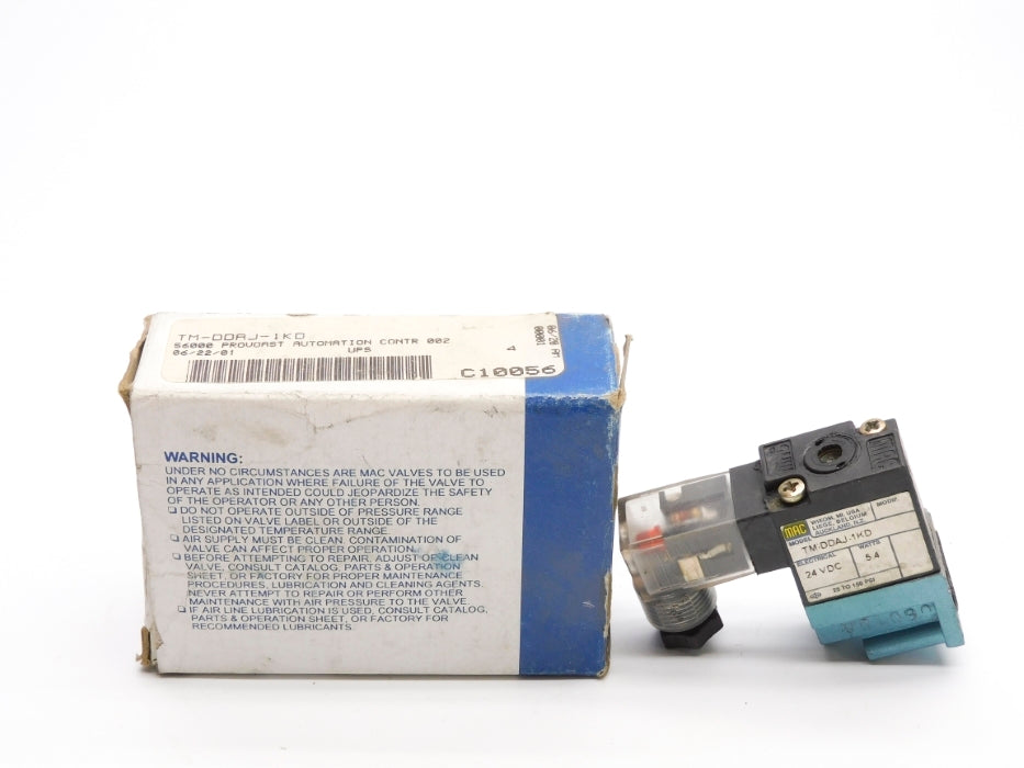 MAC TM-DDAJ-1KD 24VDC 25-150PSI NSMP
