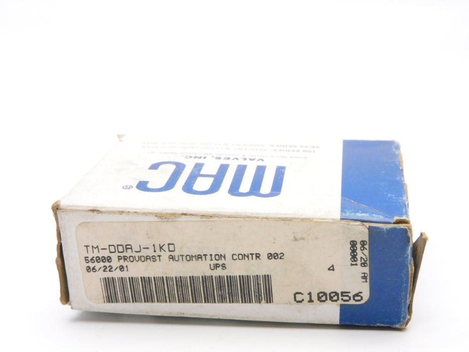 MAC TM-DDAJ-1KD 24VDC 25-150PSI NSMP