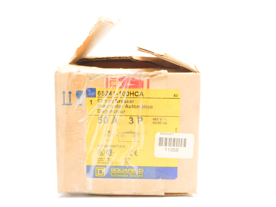 SQUARE 65241-100HCA FCP34050MT1212 50A 480V (GREY)  NSMP