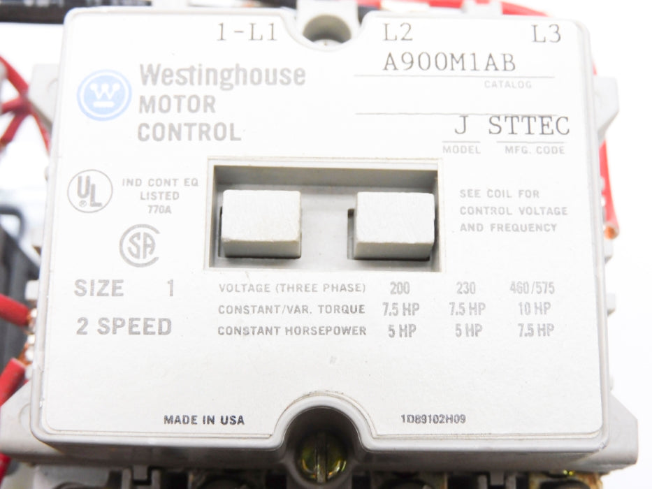 WESTINGHOUSE A900M1AB UNMP