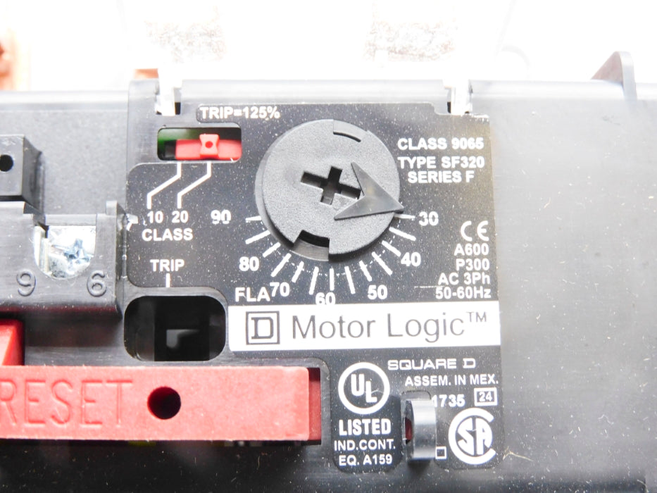 SQUARE D 9065SF320 SER. F 30-90A NSNP