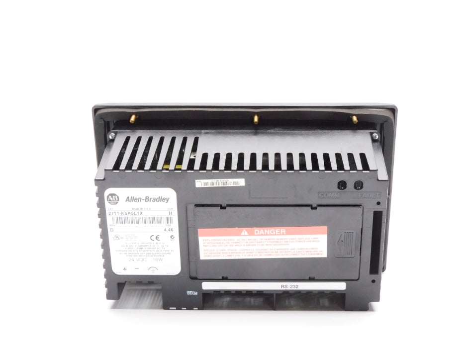 ALLEN BRADLEY 2711-K5A5L1X SER. H F/W 4.46 REMAN