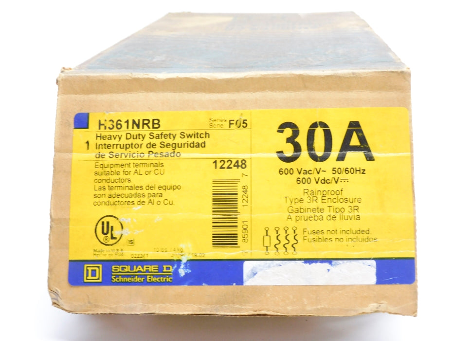 SQUARE D H361NRB SER. F05 NSMP