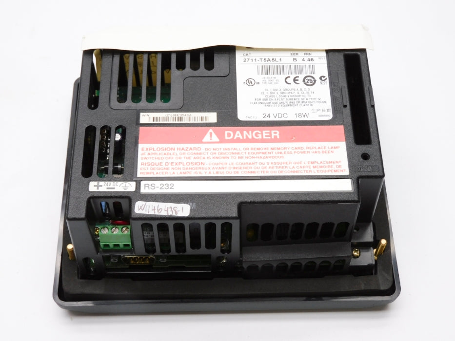 ALLEN BRADLEY 2711-T5A5L1 SER. B F/W 4.46 NUPI