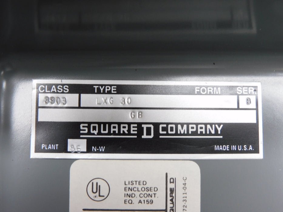 SQUARE D 8903LXG30V04 SER. B 277V (AS PICTURED) NSMP