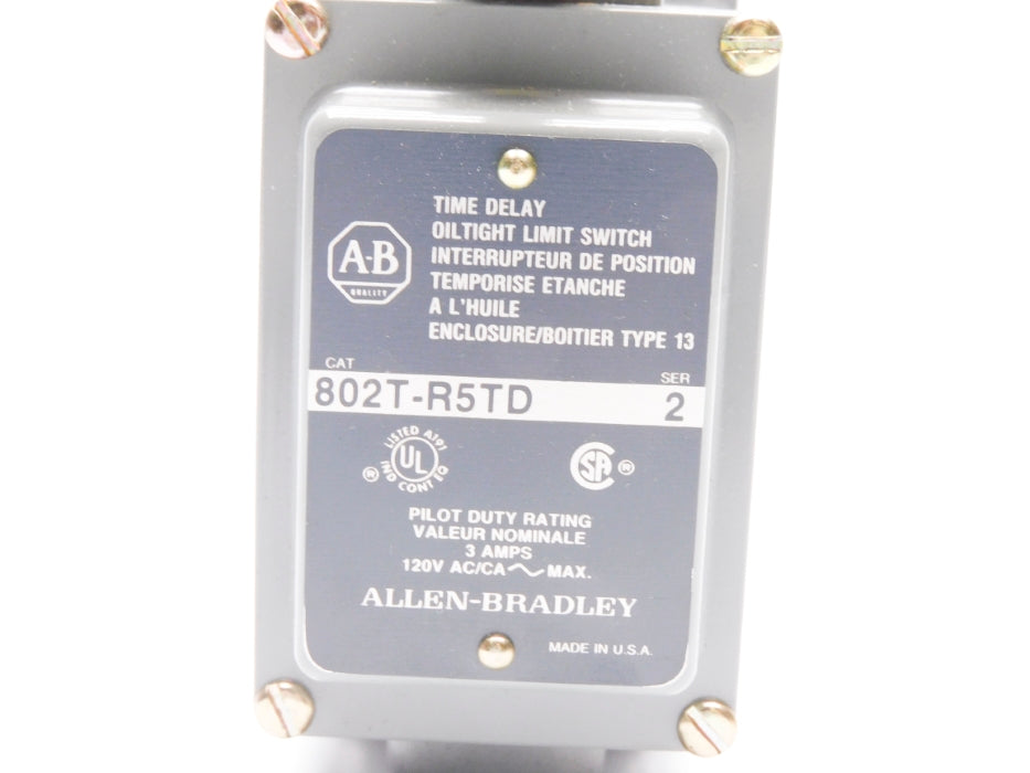 INDUSTRIAL SPARE PART 802T-R5TD SER. 2 120VAC 3A NSNP