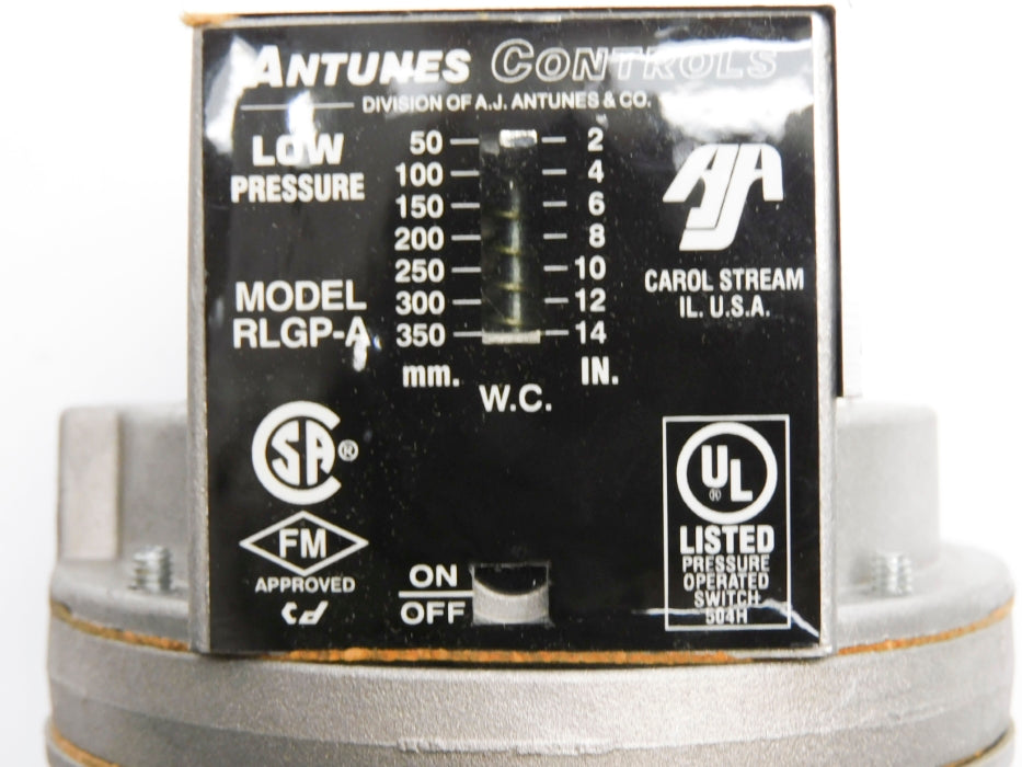 ANTUNES CONTROLS RLGP-A 2-14"WC NSNP