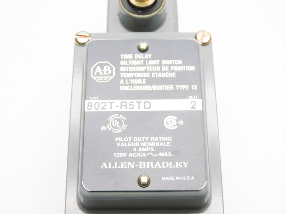 ALLEN BRADLEY 802T-R5TD SER. 2 (WH) NSMP