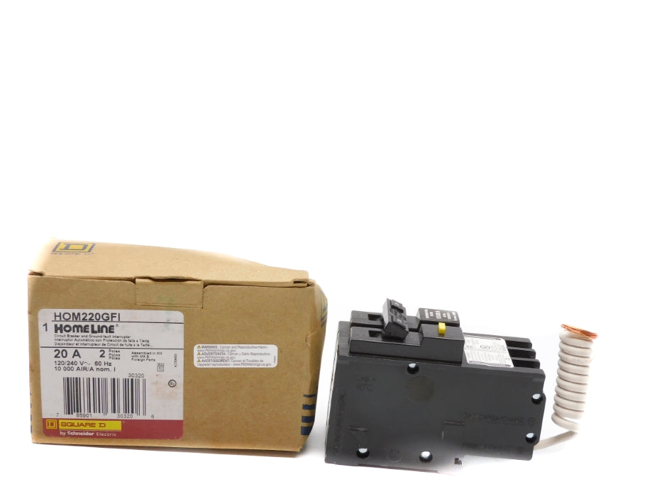 SQUARE D HOM220GFI 20A 120/240V NSMP