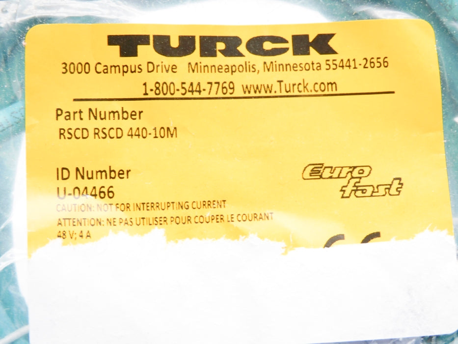 TURCK RSCDRSCD440-10M U-04466 NSMP