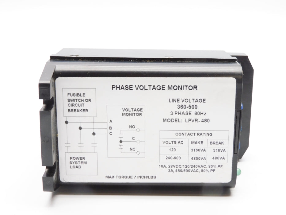 INSTRUMENT TRANSFORMERS LPVR-480 NSMP