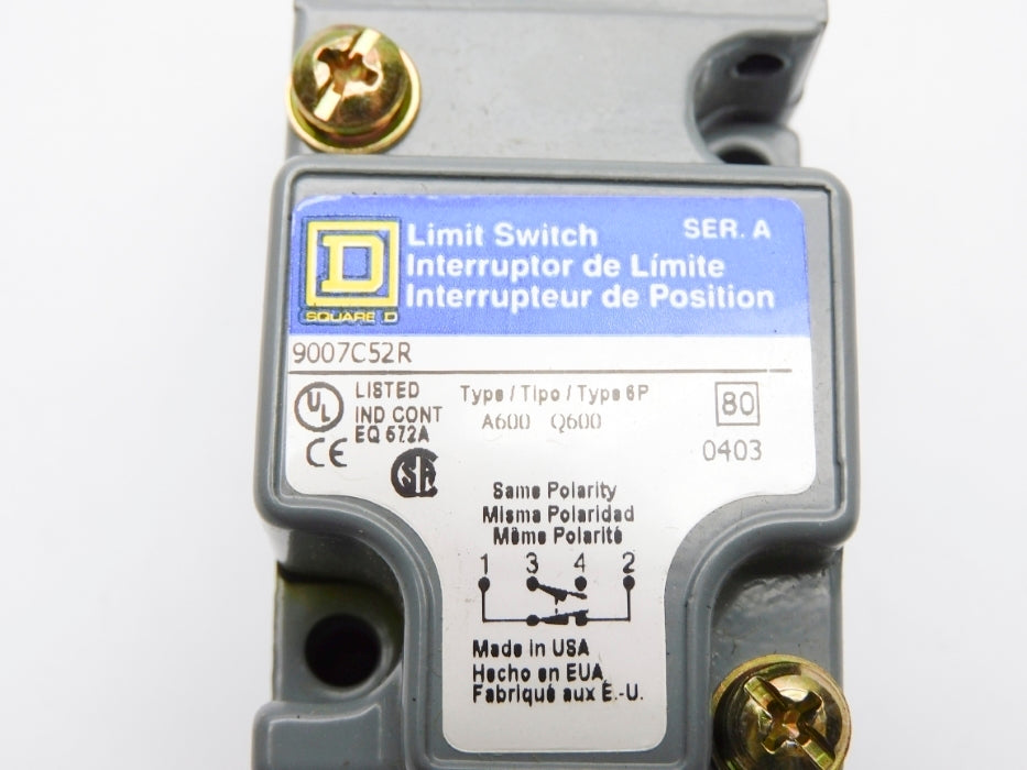 SQUARE D 9007C52R SER. A NSMP